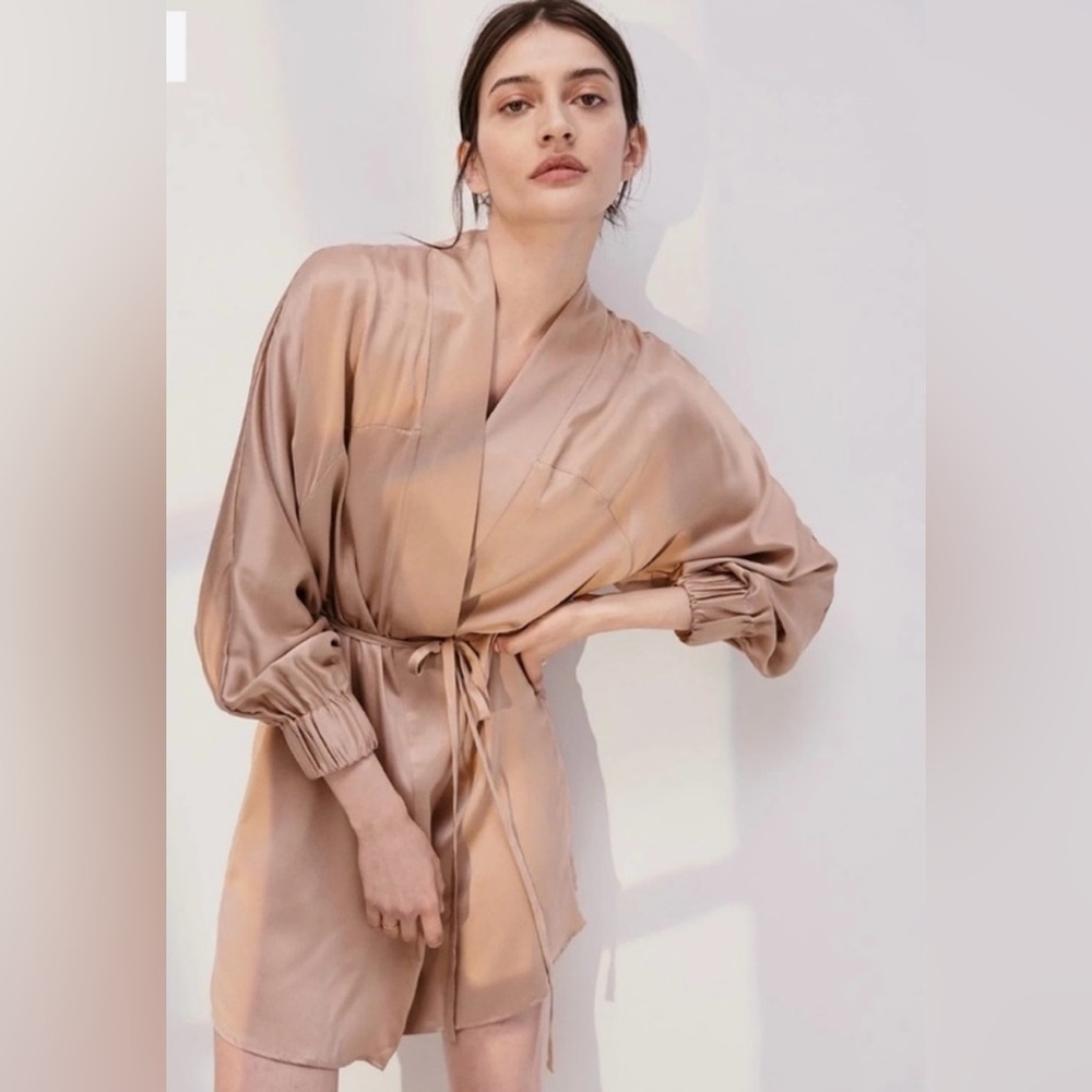 Lunya Silk Robe Size XS/Sm